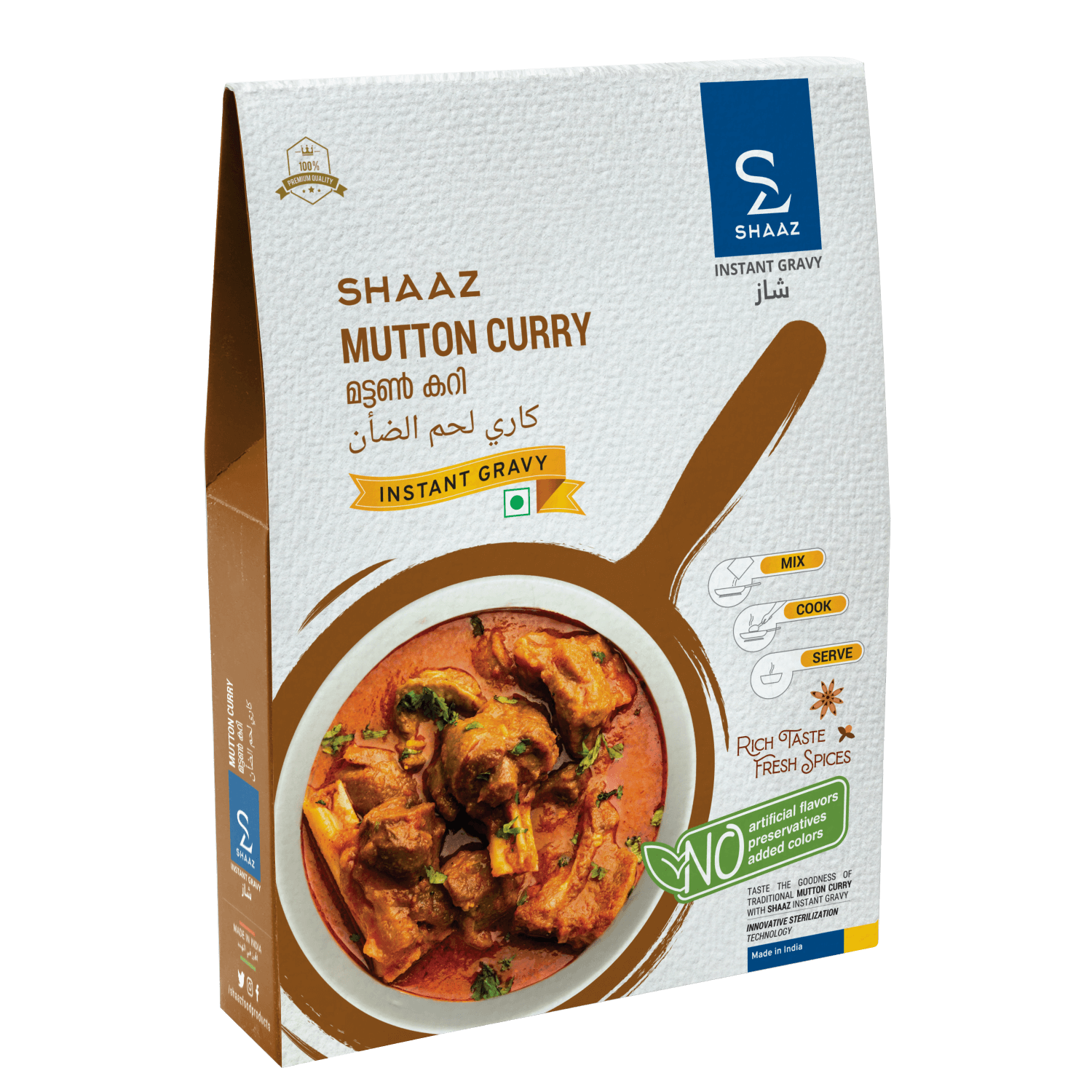 Delicious Mutton Curry Instant Gravy | Shaaz Foods